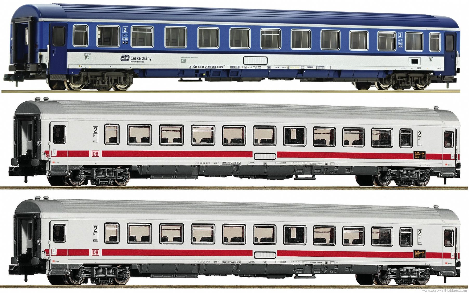 Fleischmann 881807 N DB AG 3 Piece Train Set