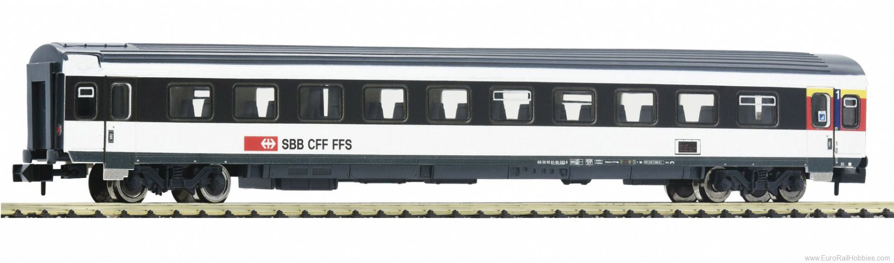 Fleischmann 890207 SBB 1st class service wagon type EW IV, in cu