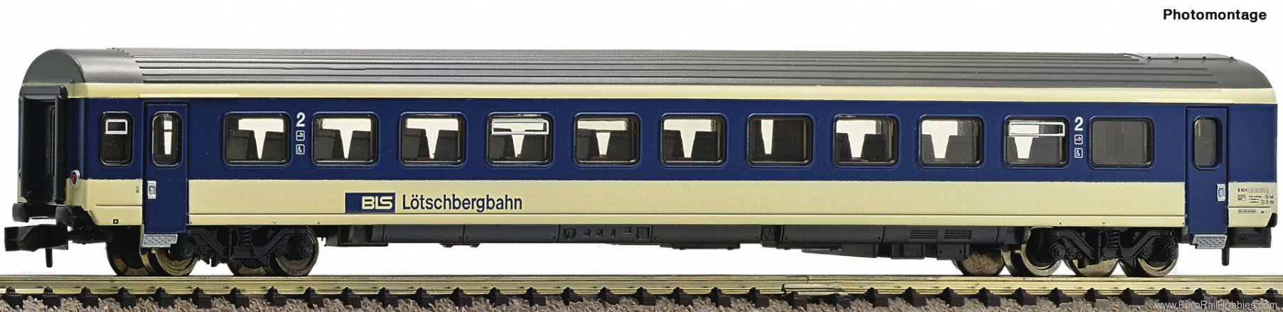 Fleischmann 890209 BLS 2nd class Passenger Coach