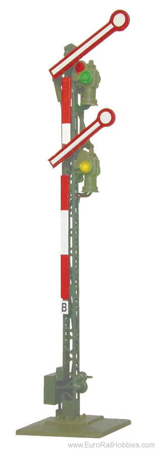 Fleischmann 920801 N Semaphore home signal with two coupled arms