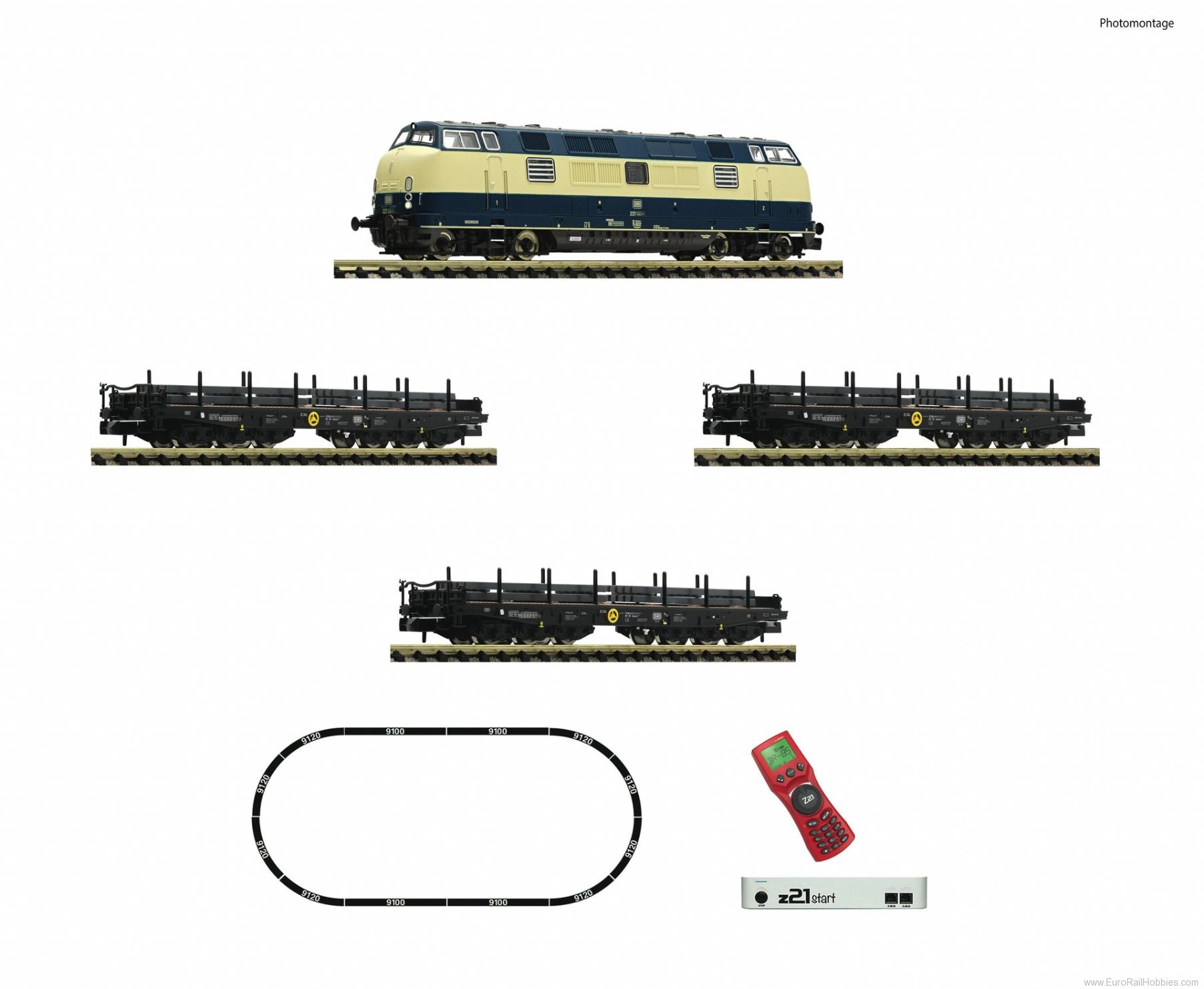 Fleischmann 931902 z21 start digital set : DB Diesel locomotive 
