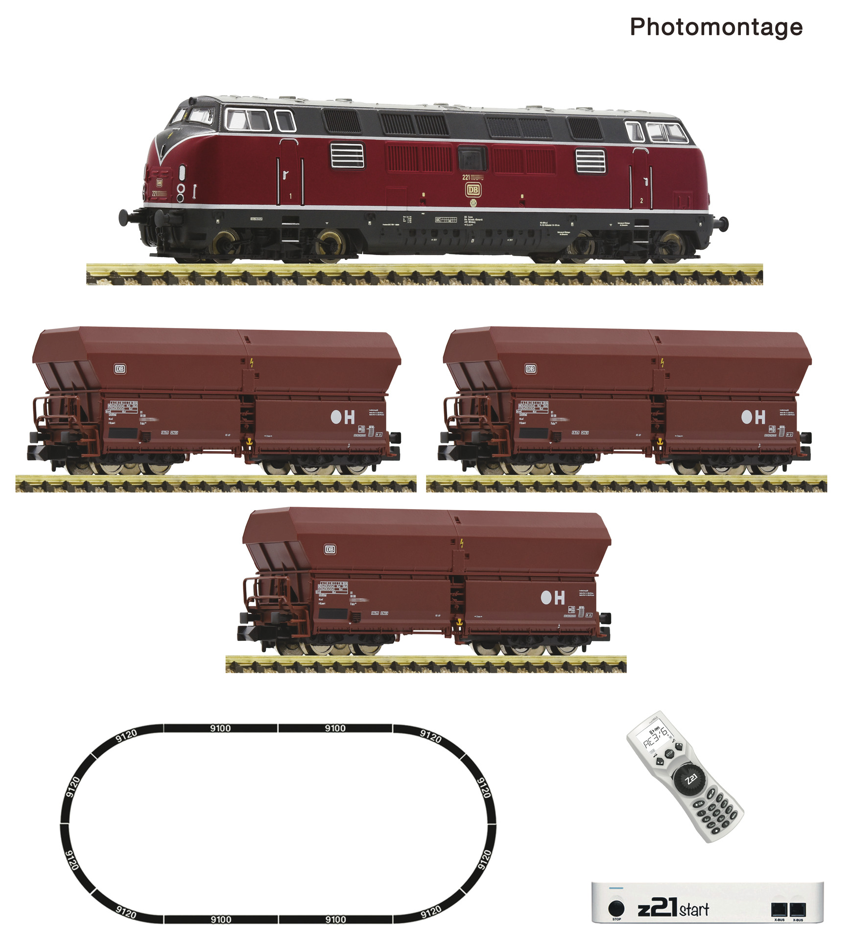 Fleischmann 5170003 N z21 Start Digital Set DB class 221