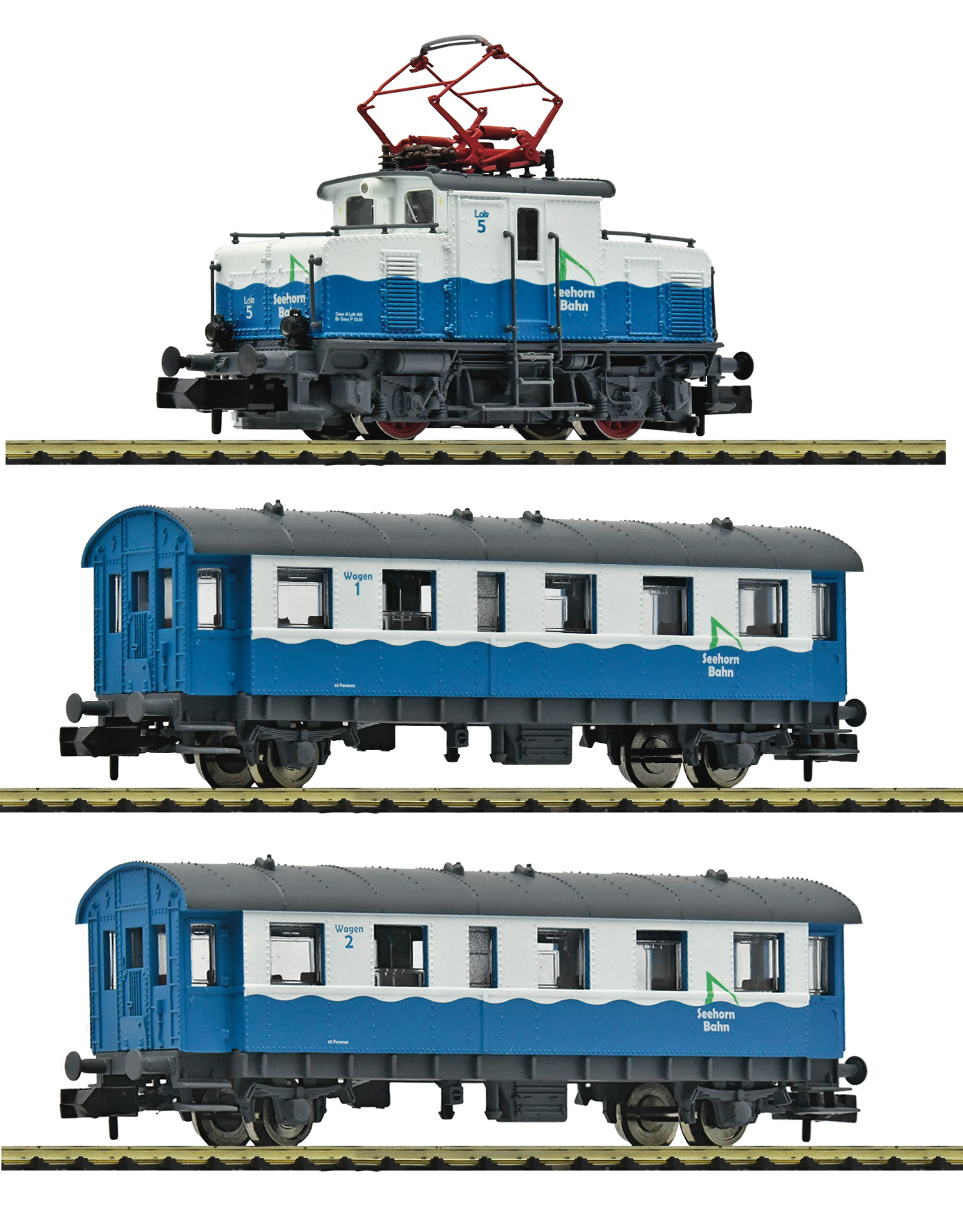 Fleischmann 5570001 N 3-piece set: Rack-and-pinion railway,