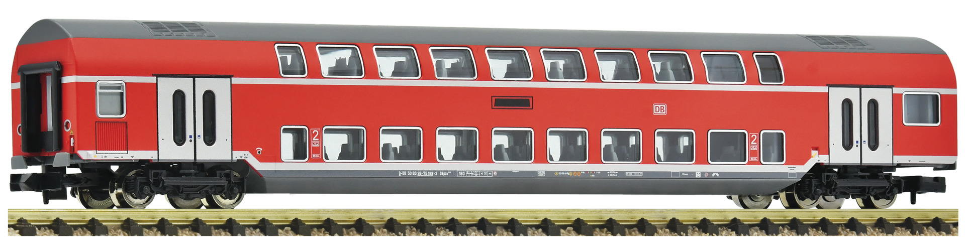 Fleischmann 6260081 N DB AG 2nd Class Bi-Level Coach