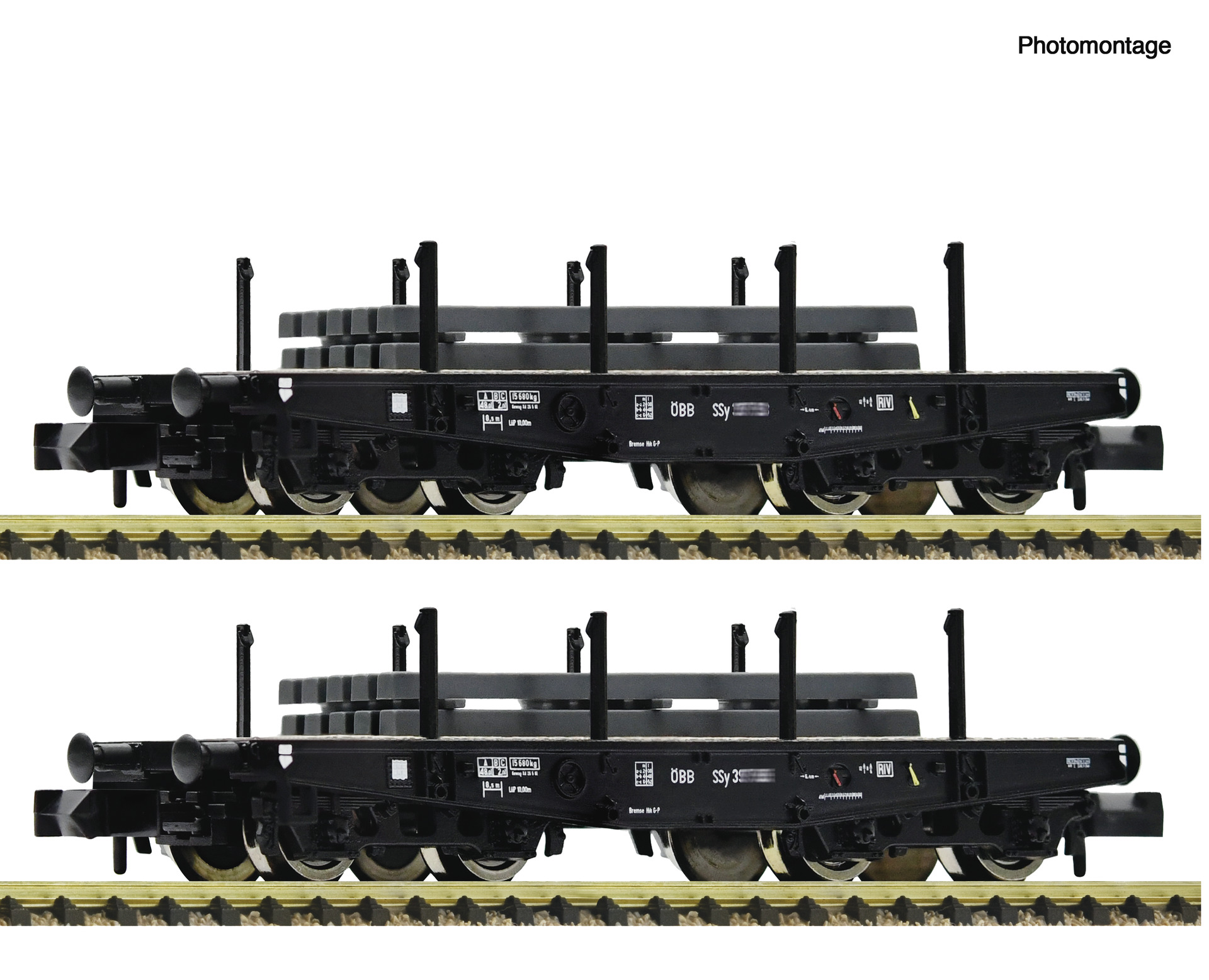 Fleischmann 6660134 N Fleischmann OBB 2 Piece Set: Heavy-duty