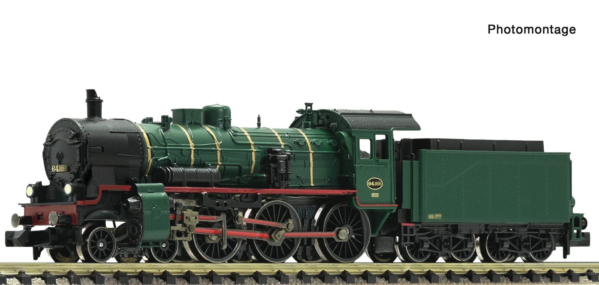 多様な Steam SNCB N 7160020 Fleischmann locomotive 64 class 鉄道模型