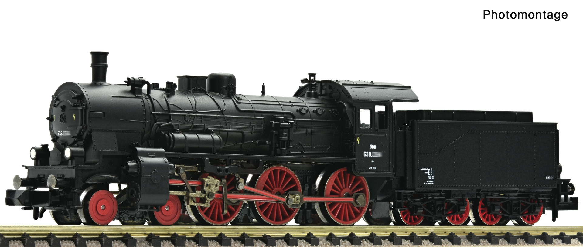 Fleischmann 7170021 N OBB Steam locomotive class 638 DCC