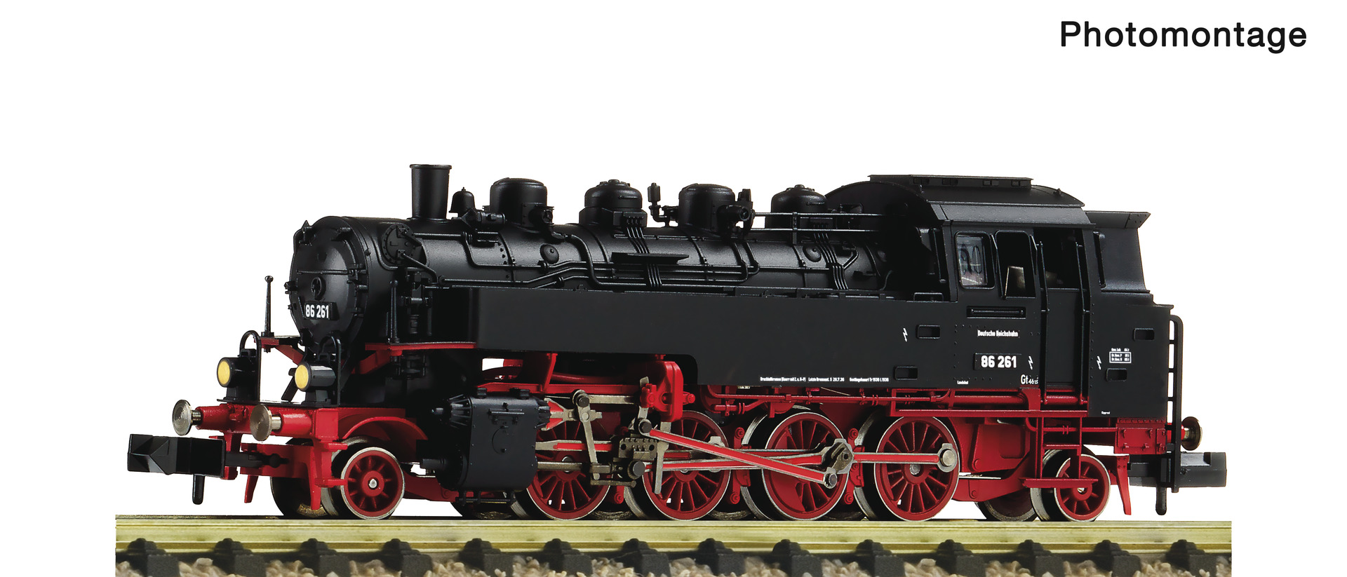 Fleischmann 7170036 N Steam Locomotive BR 86 DRG DCC w/Sound