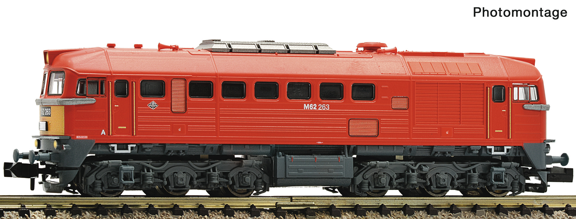 Fleischmann 7360025 N MAV Diesel locomotive M62 263