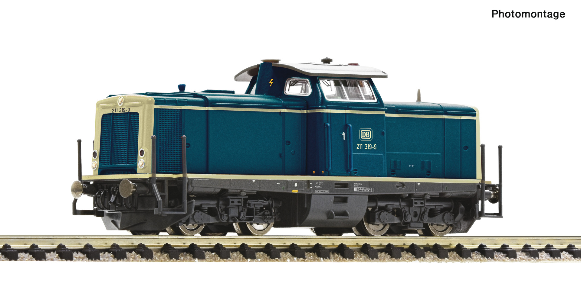 Fleischmann 7370024 N DB Diesel locomotive cl. 211 DCC w/Sound