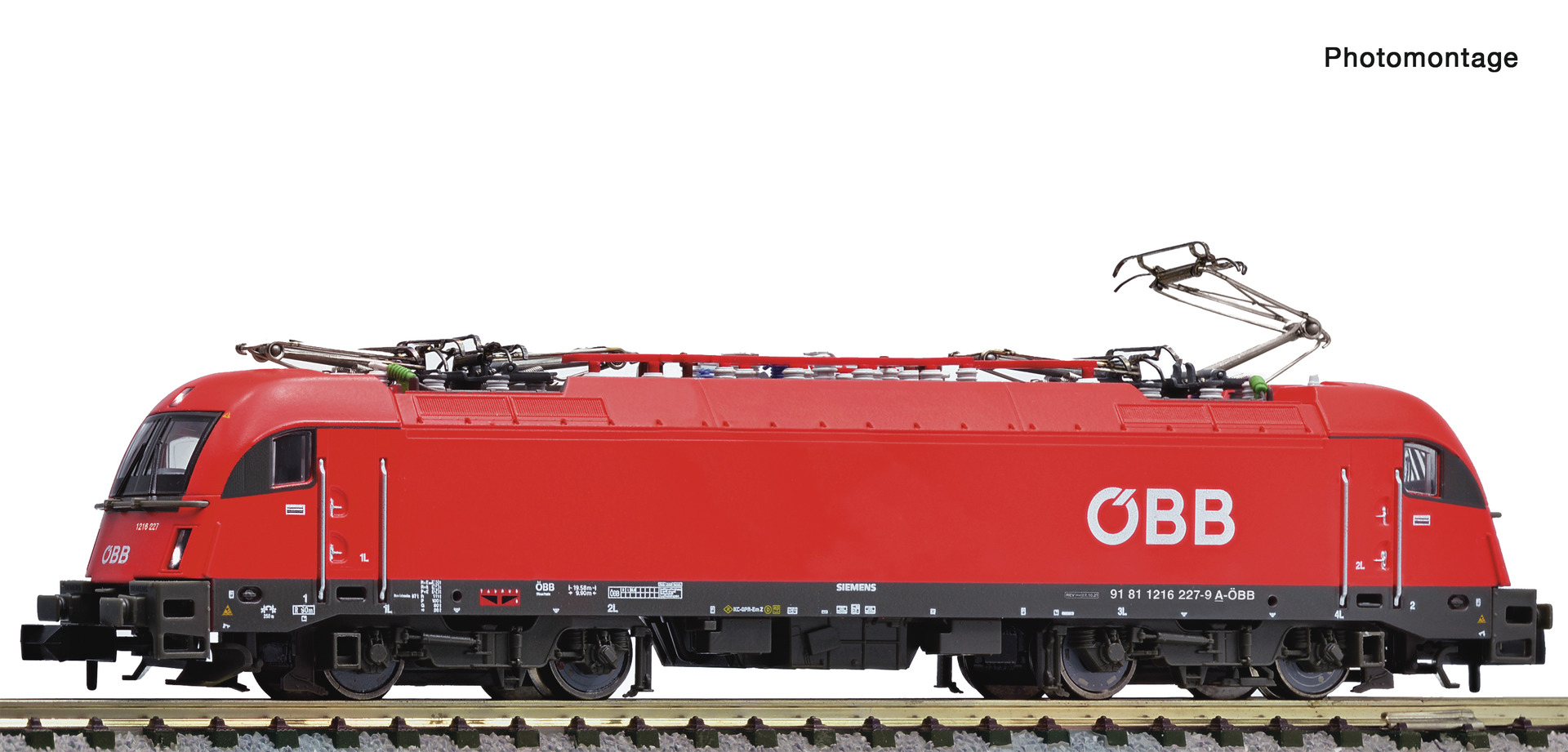 Fleischmann 7560029 N Electric locomotive 1216 227-9, Ã–BB