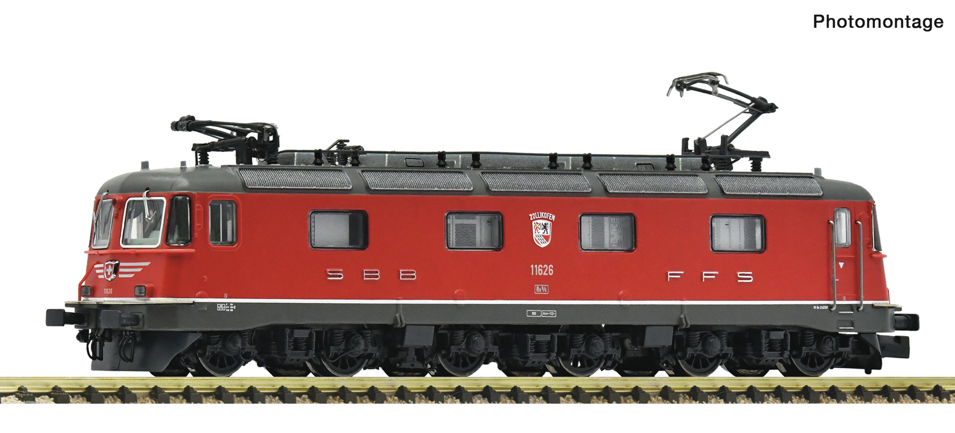 Fleischmann 7570047 N SBB Re 6/6 Electric Locomotive DCC