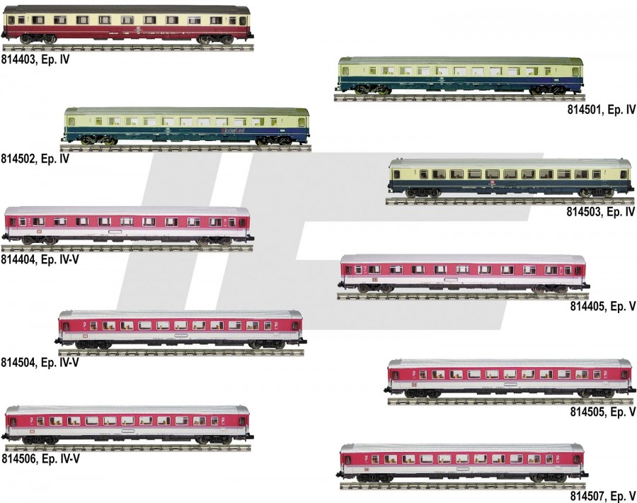 Fleischmann 5624 Class DABz.756 1st/2nd class d/deck coach