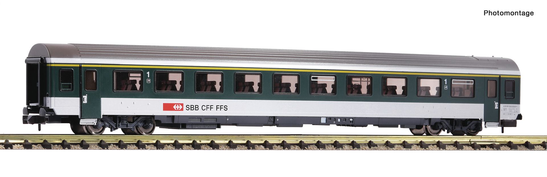 FLEISCHMANN　 オーストリア　客車 Fleischmann 890326 N 1st class passenger coach, SBB (Factory
