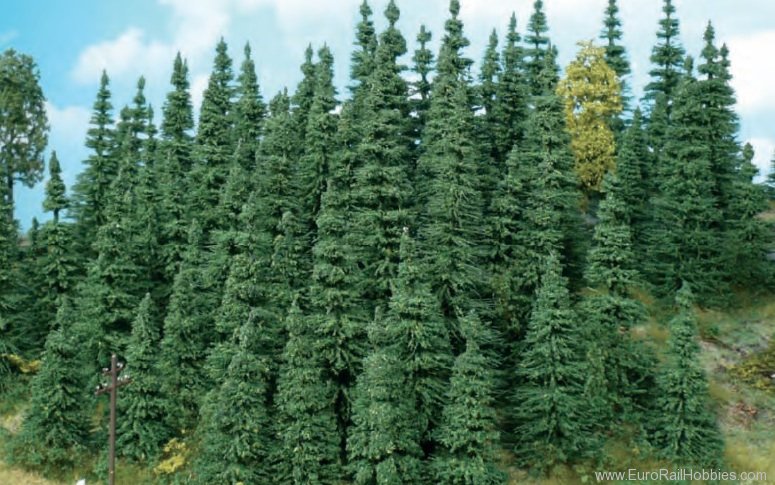Heki 2183 30 Fir Trees 7-14 cm im Bag
