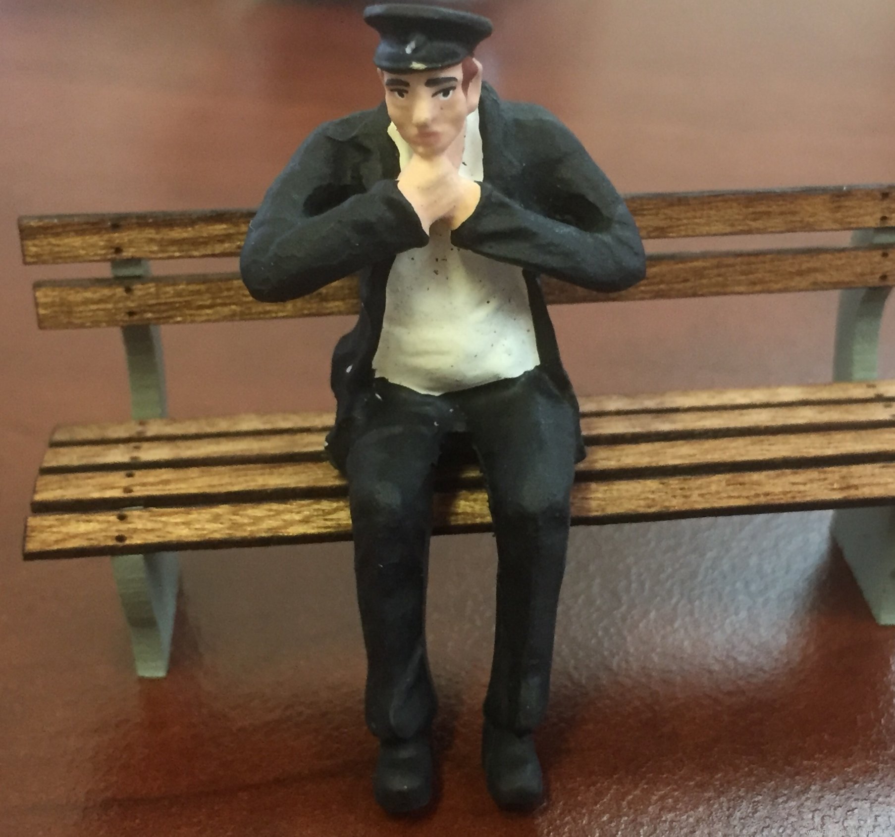 KM1 400173B Dirk is thinking! Black Jacket (Factory Sold 