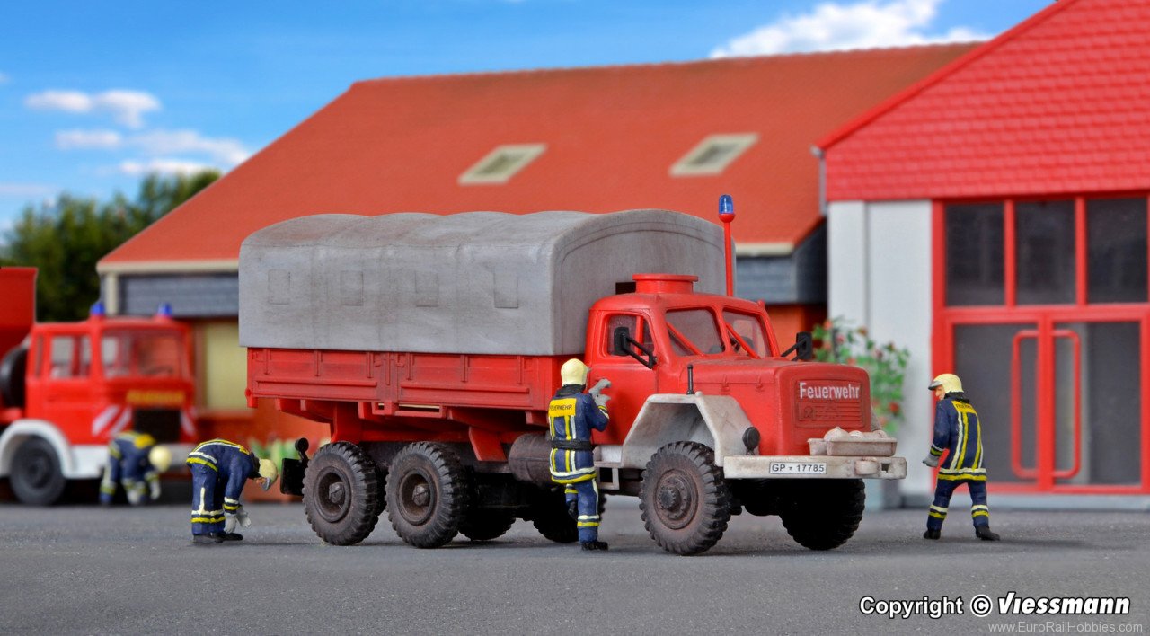 Kibri 18264 H0 Fire brigade MAGIRUS Jupiter with low back