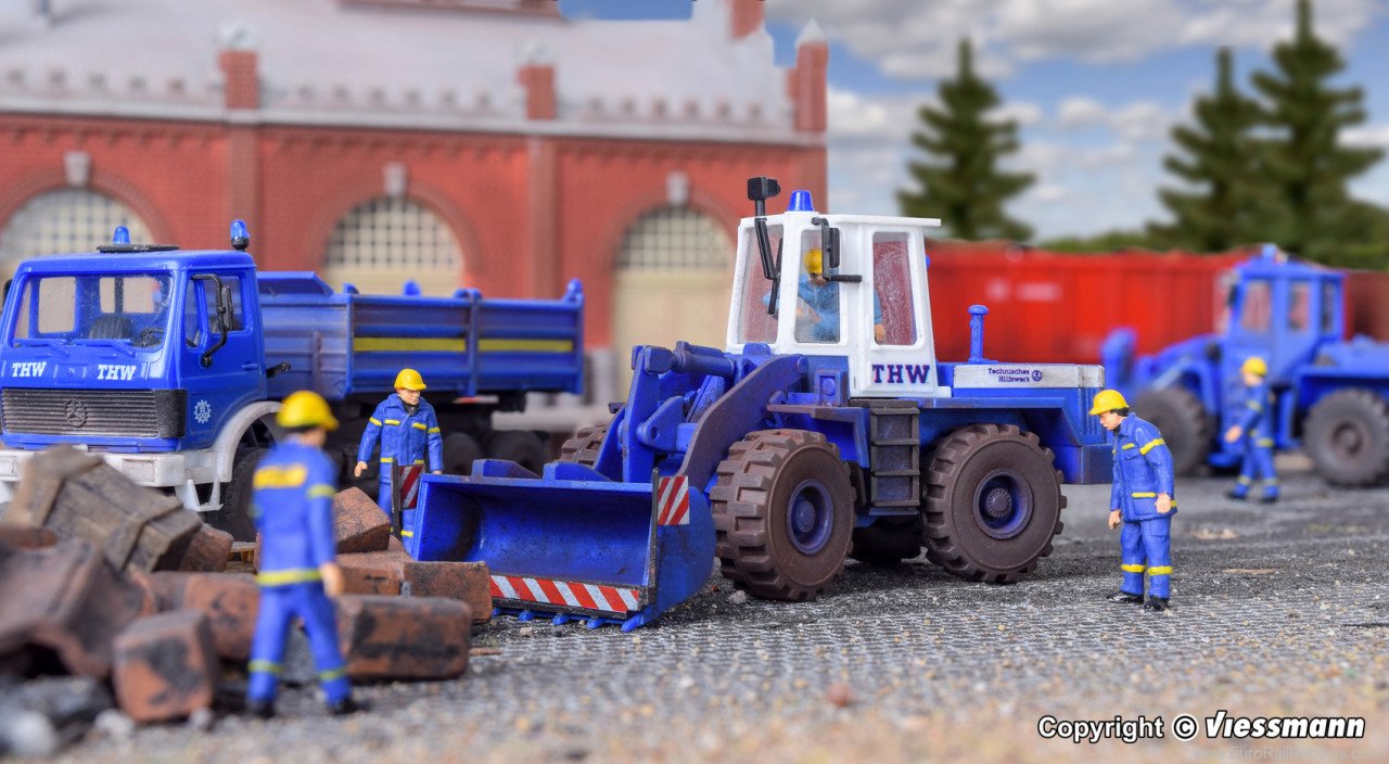 Kibri 18453 H0 FAUN loader THW
