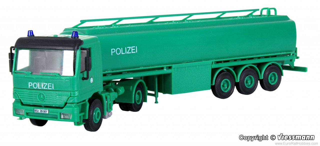 Kibri 18801 H0 Police Actros tanker