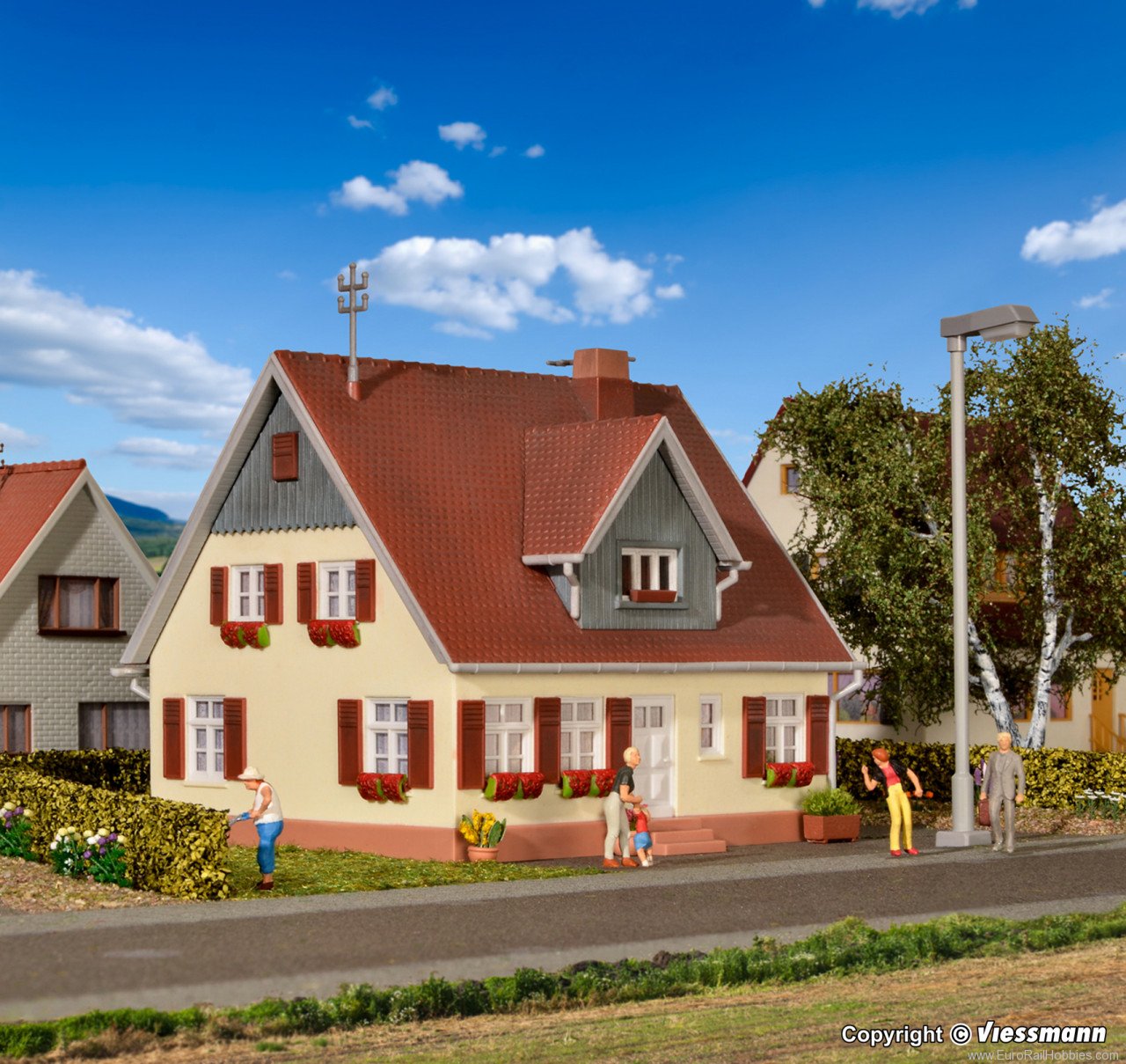 Kibri 38713 H0 Apartment house Amselweg