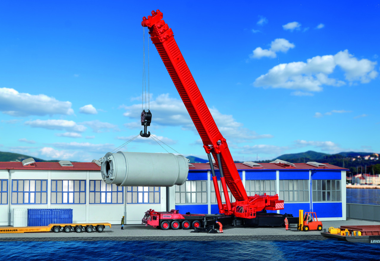 Kibri 10388 HO H0 Gottwald telescopic crane
