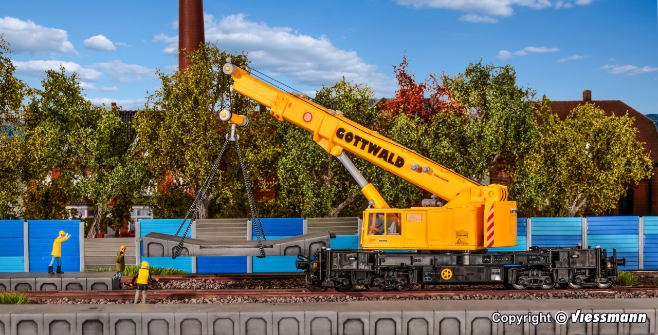 Kibri 26000 HO H0 Telescopic crane GOTTWALD Finished