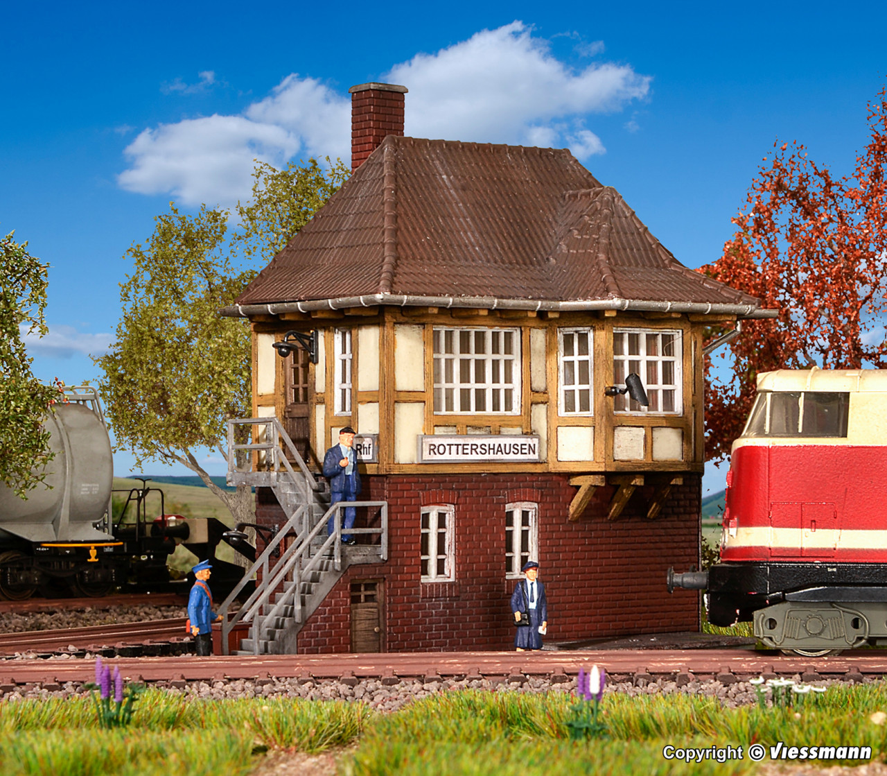 Kibri 39486 HO H0 Switch tower Rottershausen