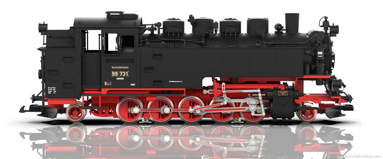 LGB 21480 DR Steam Locomotive VII K, Road Number 99 731