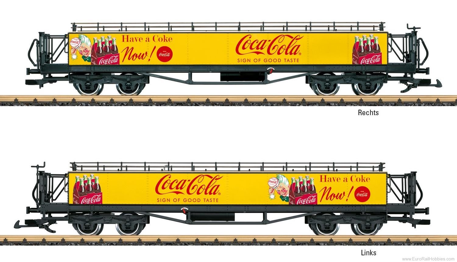 LGB 32356 Coca-ColaÂ® Observation Car 