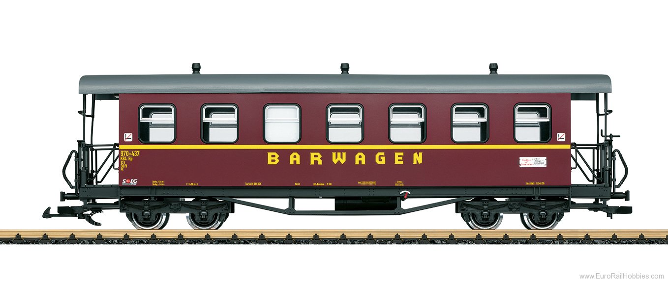 LGB 36360 Zittau Railway Bar Car - LGB Club Model for 2