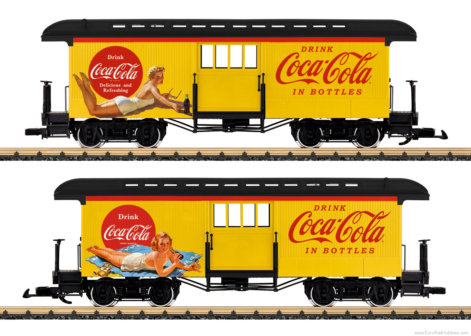 LGB 36847 LGB Coca-ColaÂ® Baggage Coach (Factory Sold