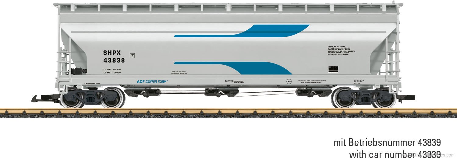 LGB 43825 Hopper Car ACF SHPX