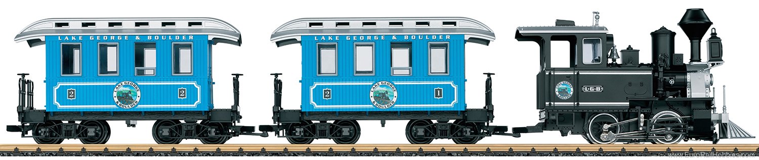LGB G Scale Passenger Train Set - Complete Starter Set With Smoke And Sound