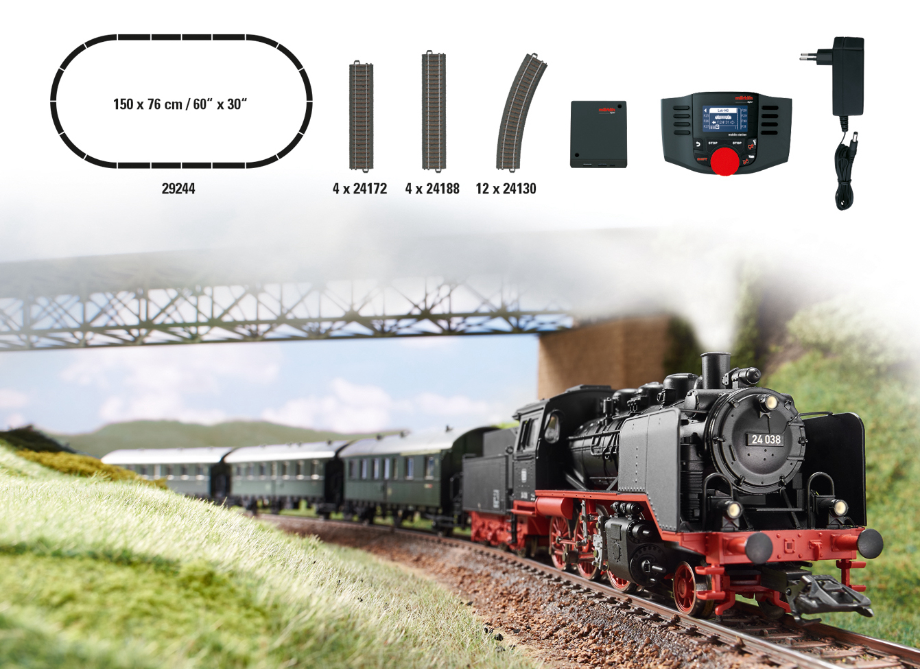 メルクリン marklin 36712 Märklin Start up - ICE 2 Class 402 Powered Rail Car Train