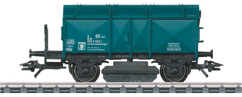 Marklin 46049 HO DB Track Cleaning Car in Blue Livery