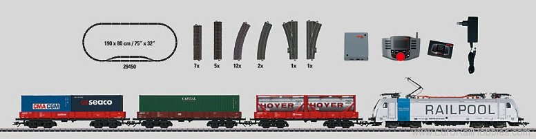 Marklin 29450 Cl E 186 General-purpose Electric loco ''Cont