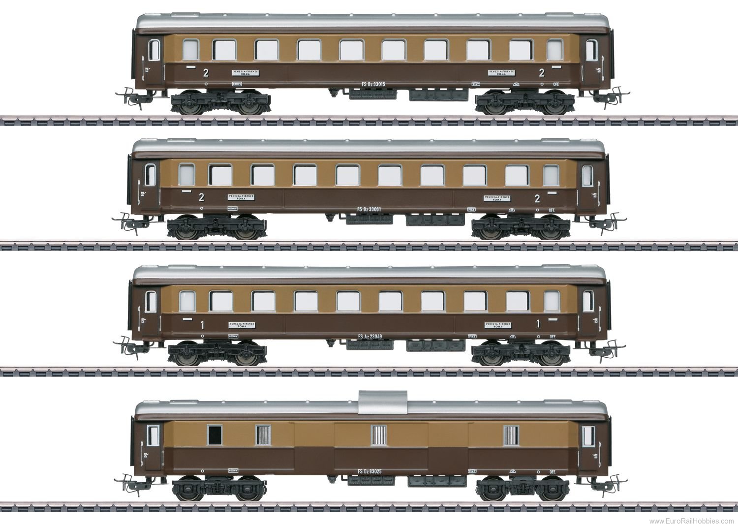 Marklin 40360 FS Italian Tin-Plate Express Train Passenger 