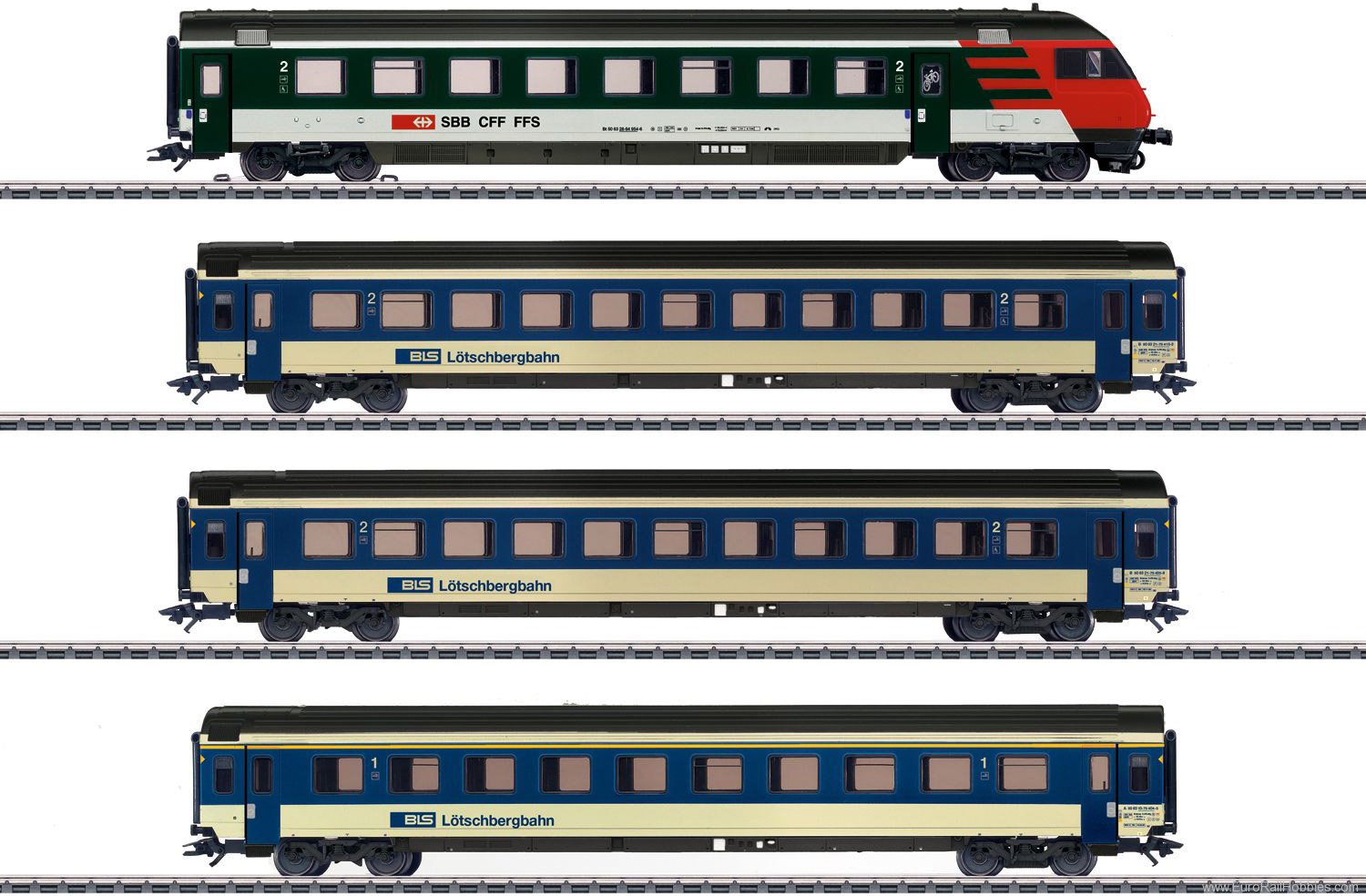 Marklin 42175 BLS Mark IV Express Train Passenger Car Set (