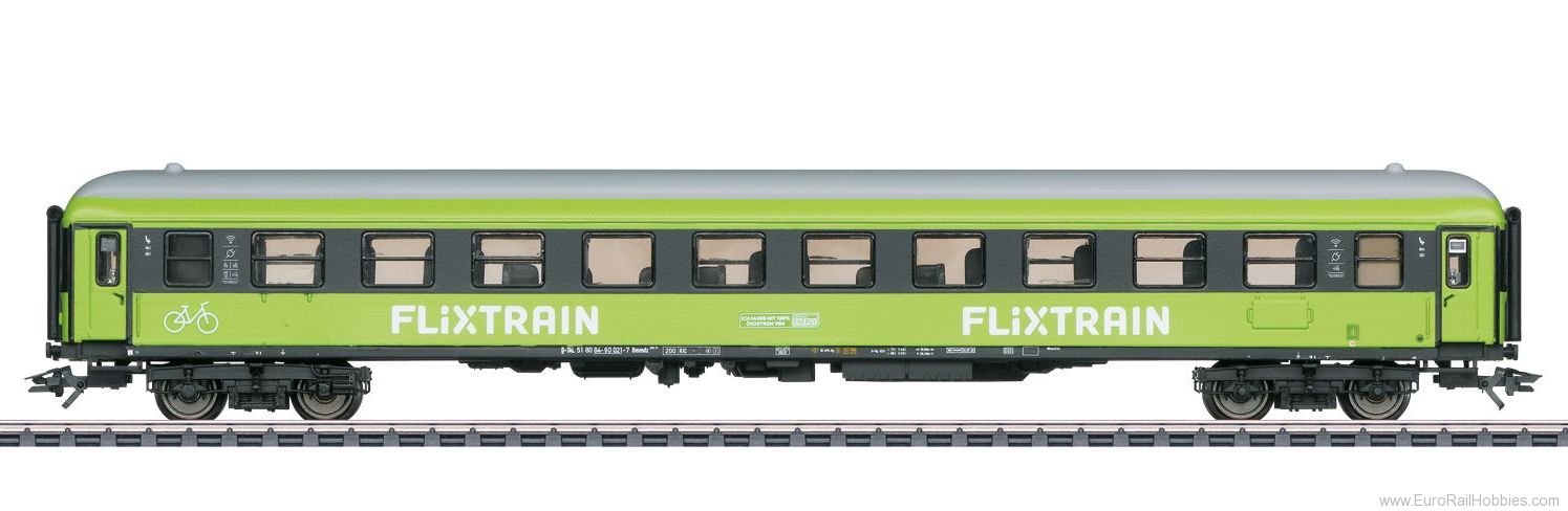 Marklin 42956 FLIXTRAIN Express Train Passenger Car, 2nd Cl