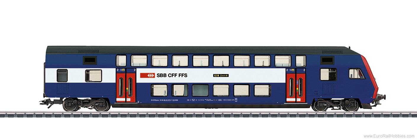 Marklin 43575 SBB ''Zurich Bi-Level S Bahn Control Car, (Fa