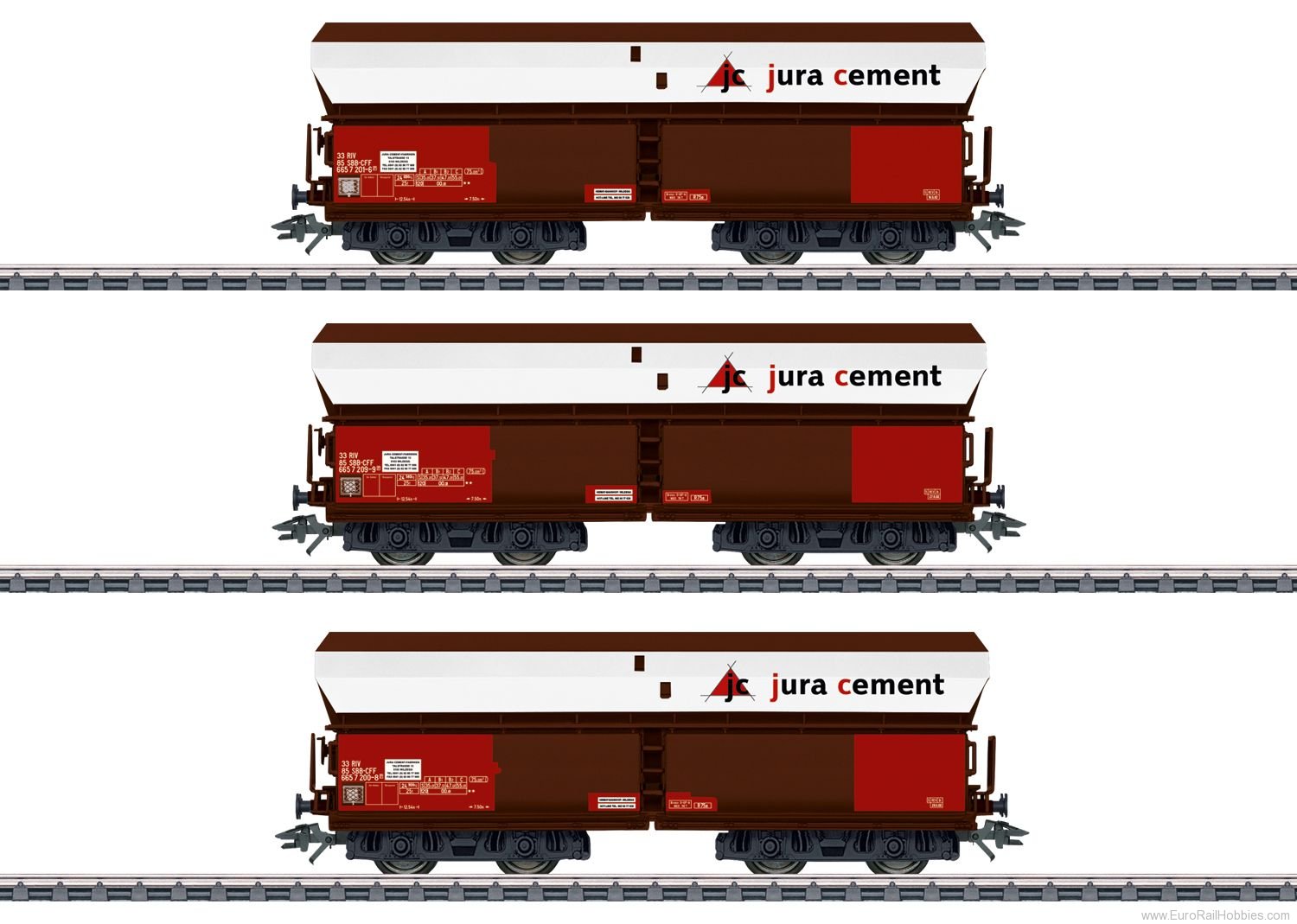 Marklin 46279 SBB-CFF-FFS Type Fals Freight Car Set