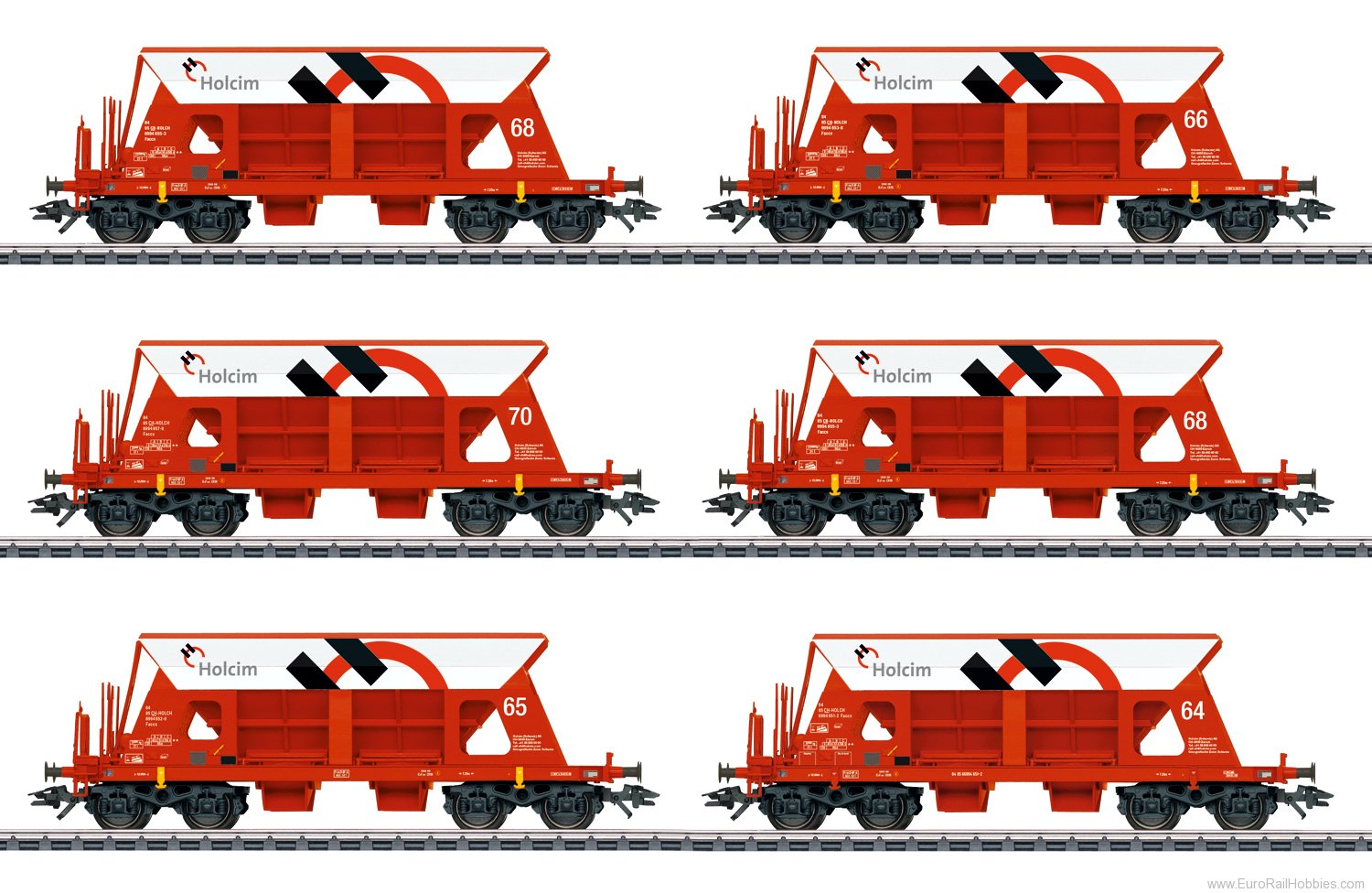 Marklin 46333 SBB 6 Piece Gravel Car Set