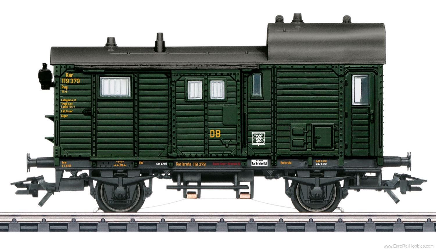 Marklin 46986 DB Type Pwg Pr 14 Freight Train Baggage Car w