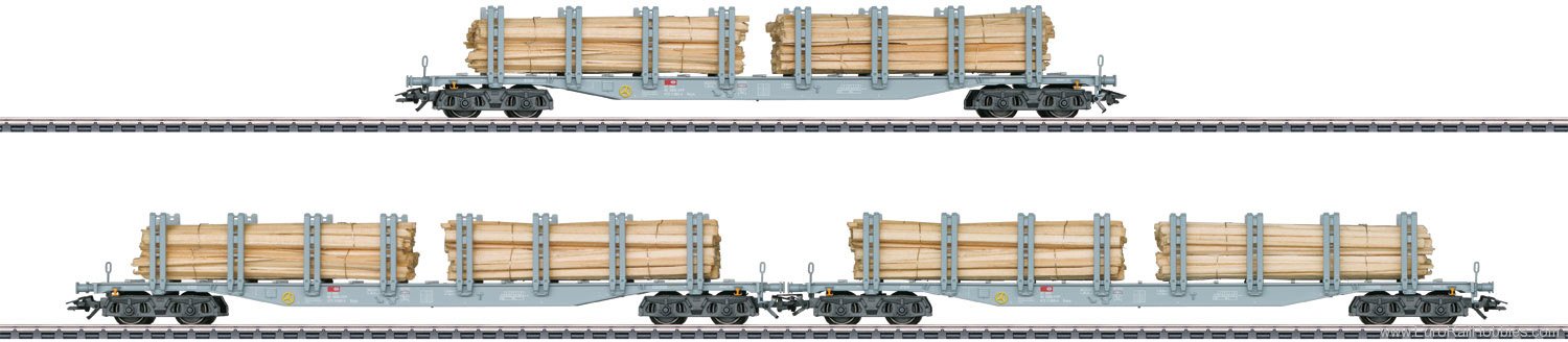 Marklin 47148 HO Set with 3 Type Snps Stake Cars