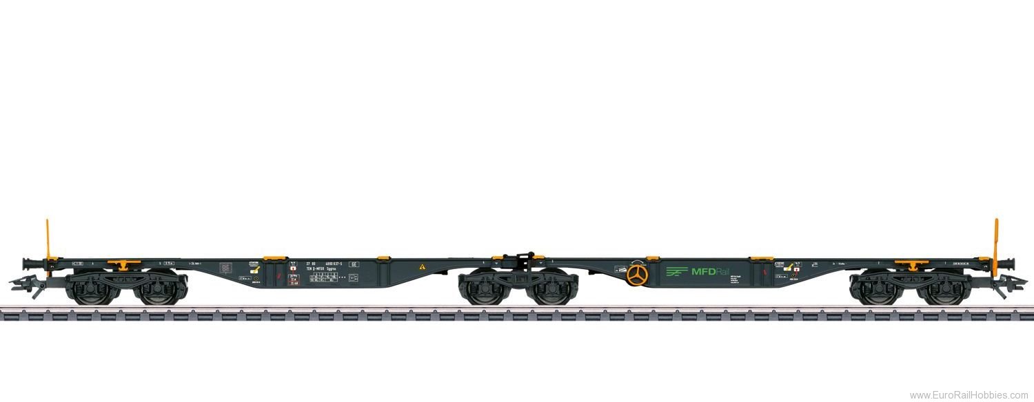 Marklin 47813 MFD Rail Type Sggrss 80 Double Container Tran
