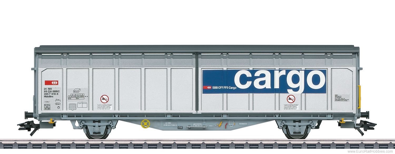 Marklin 48015 SBB-CFF-FFS Type Hbbillns Sliding Wall Boxcar