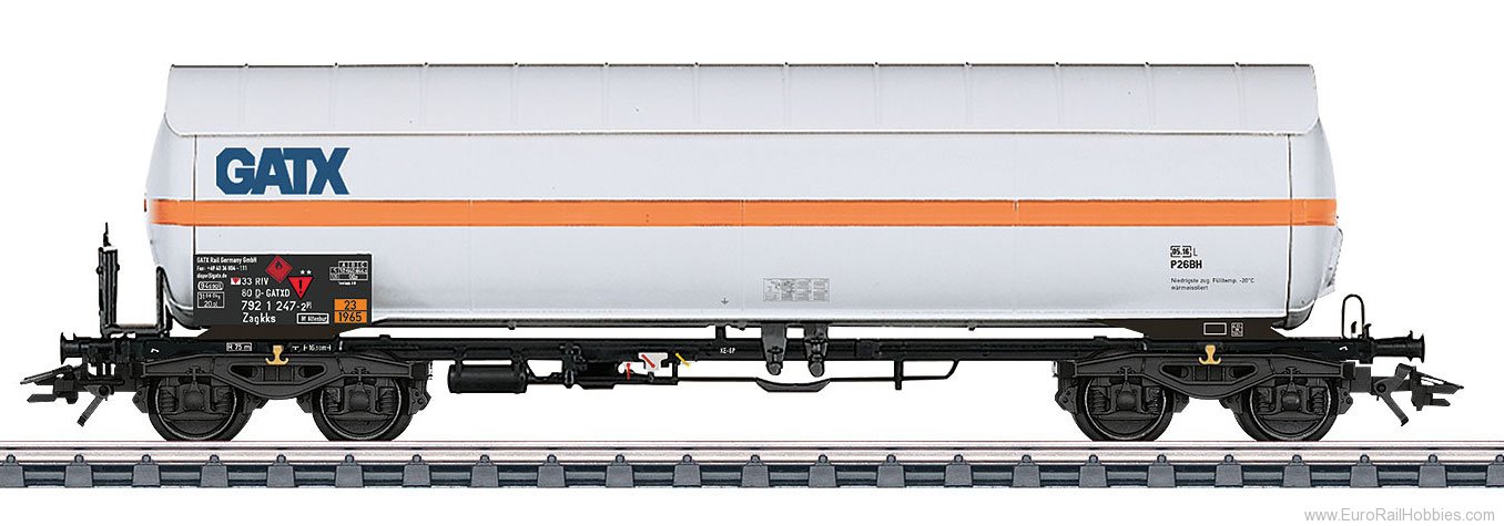 Marklin 48487 GATX Pressurized Gas Tank Car (Factory Sold O