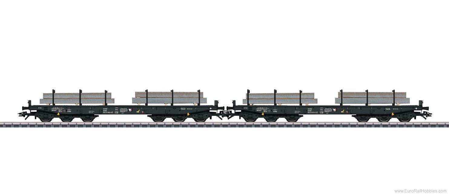 Marklin 48658 NS Steel Slab Freight Car Set