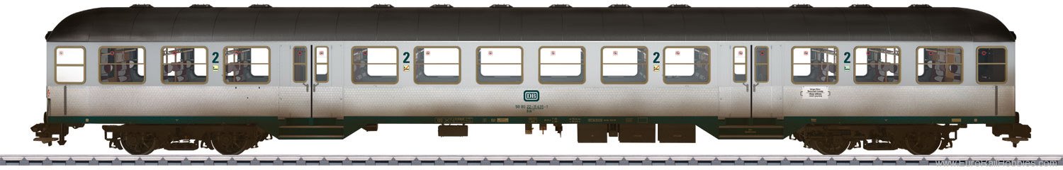 Marklin 58435 "Silberling" Commuter Car, 2nd Clas