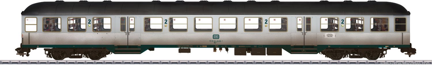 Marklin 58436 "Silberling" Commuter Car, 2nd Clas